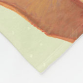 De close-up van Grote Bruin draagt Fleece Deken (Hoek)