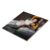 De Clothed Maja, Francisco Goya Tegeltje (Zijkant)