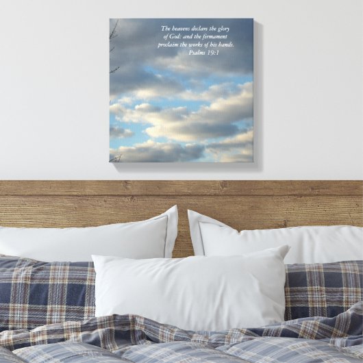 De cloud canvas afdruk (Insitu (Slaapkamer))