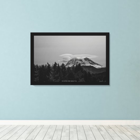 De Cloud Spirit Canvas Afdruk (Insitu (Houten vloer))