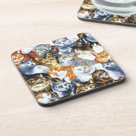 De Clowder van de CATS Bier Onderzetter (Linkerzijde)