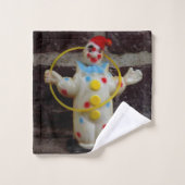 De clown bad handdoek (Wasdoekje)