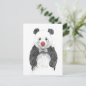 De clown briefkaart (Staand voorkant)