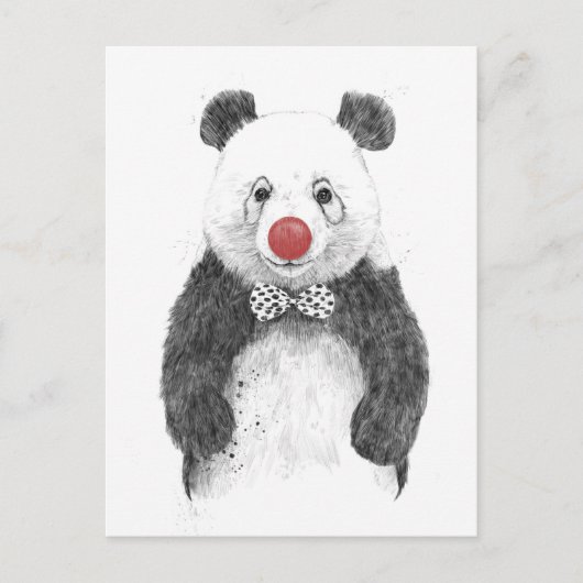 De clown briefkaart (Voorkant)