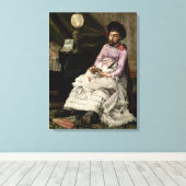 De clown canvas afdruk (Insitu (Houten vloer))