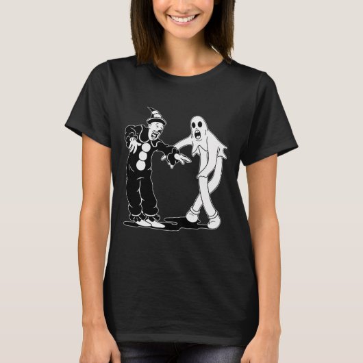 De clown en de geest dansen t-shirt (Voorkant)