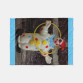De clown fleece deken (Voorkant (Horizontaal))