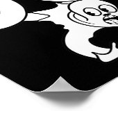 De Clown Geest Gedraaide Blackwork Poster (Hoek)