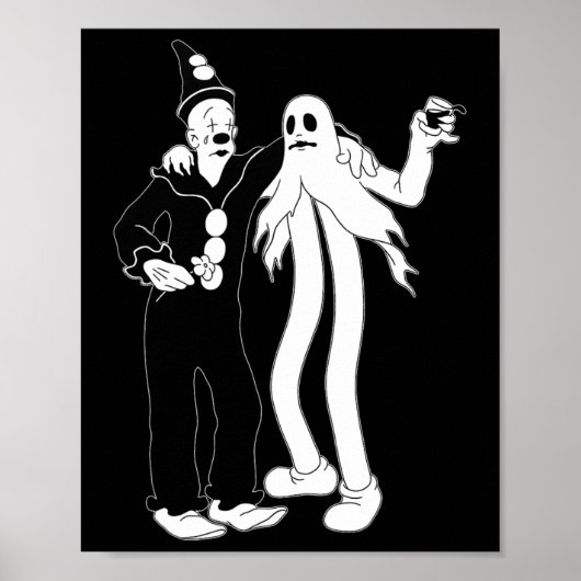 De clown geest poster (Voorkant)