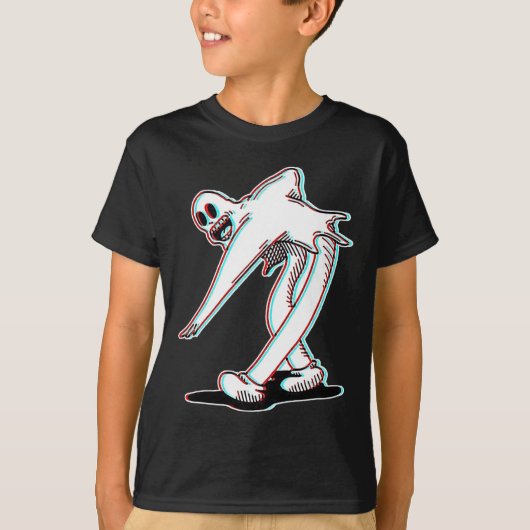 De Clown Ghost Glitch dansen T-shirt (Voorkant)
