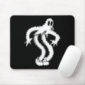 De Clown Ghost Shaky Spooky Blackwork Muismat (Met muis)