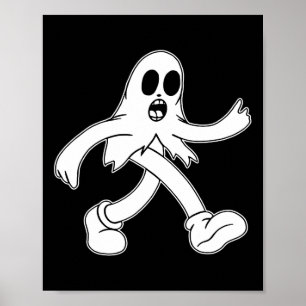 De Clown Ghost Sheet Ghost Poster