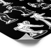 De Clown Ghost Spooky Two Step Dance Poster (Hoek)