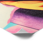 De clown glimlacht poster (Hoek)