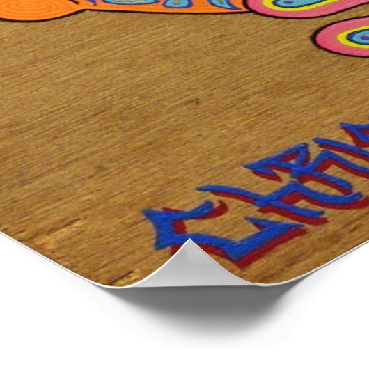 De clown is een Wiseman in Disguise Poster (Hoek)