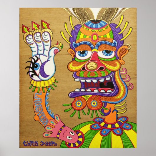 De clown is een Wiseman in Disguise Poster (Voorkant)