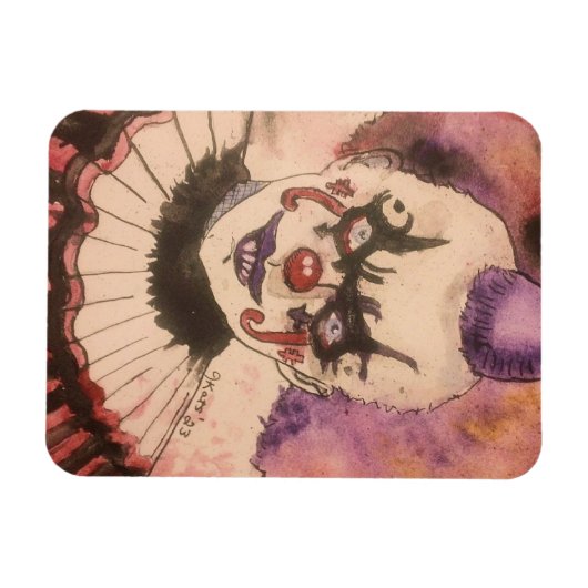 De Clown - magneet (Horizontaal)