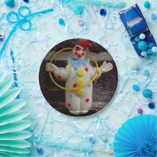 De clown papieren bordje (Feest)