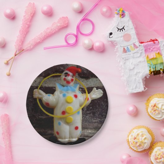 De clown papieren bordje (Feest)