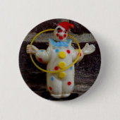 De clown ronde button 5,7 cm (Voorkant)