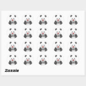 De clown ronde sticker (Vel)