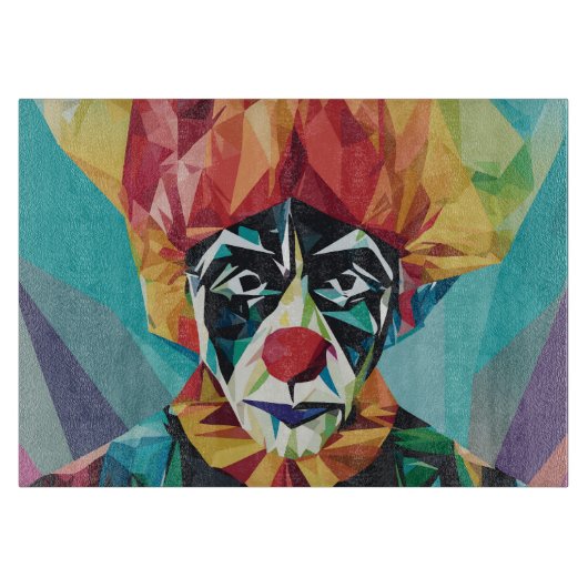 de clown snijplank (Voorkant)