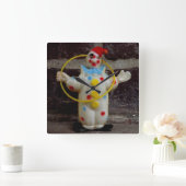 De Clown Vierkante Klok (Huis)