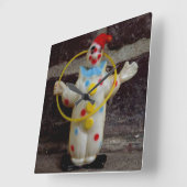 De Clown Vierkante Klok (Hoek)