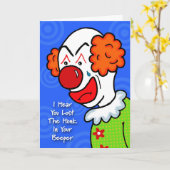 De clown wordt goed kaart (Gele Bloem)