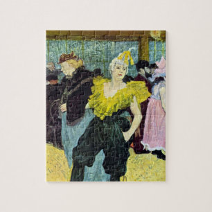 De Clownesse (Clown) Cha-U-Kao door Toulouse Lautr Legpuzzel