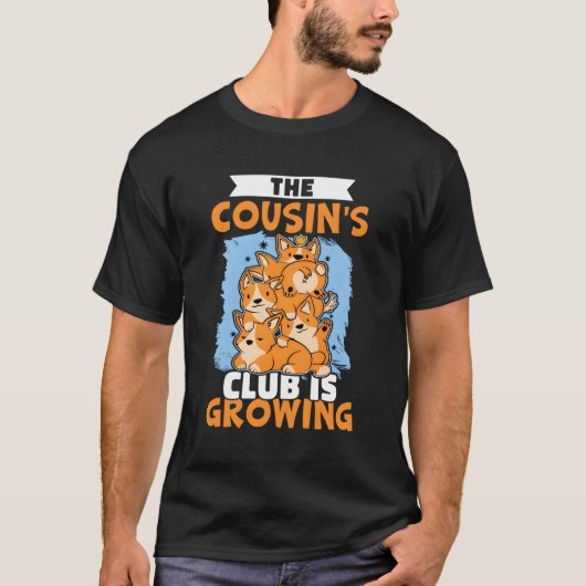 De club van de neef groeit t-shirt (Voorkant)
