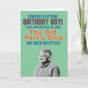 De club van de oude Fart Kaart