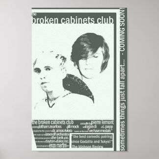 "de club van kapotte kasten" poster