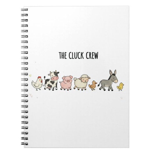 "De Cluck Crew" Notitieboek (Voorkant)