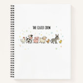 "De Cluck Crew" Notitieboek (Voorkant)