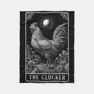 De Clucker Grappige Kippenboerderij Boer Tarotkaar Fleece Deken