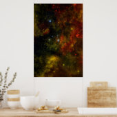 De Cluster van de Ster van Cygnus OB2 Poster (Keuken)