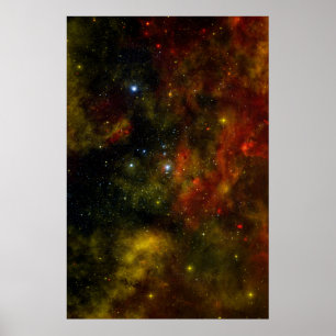De Cluster van de Ster van Cygnus OB2 Poster