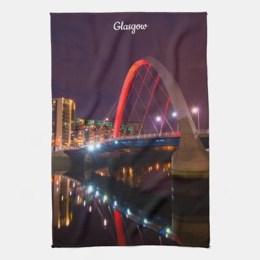 De Clyde Arc, Glasgow Keuken theedoek (Verticaal)