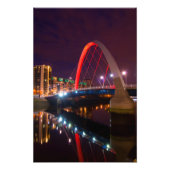 De Clyde Arc, Glasgow, Schotland Fotodruk Foto Afdruk (Voorkant)