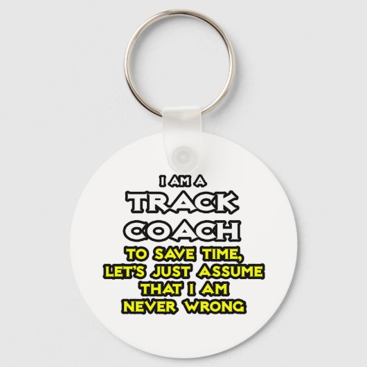 De coach volgen...veronderstel dat ik nooit verkee sleutelhanger (Voorkant)