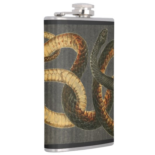 De Coachwhip Snake Flask Heupfles (Rechts)