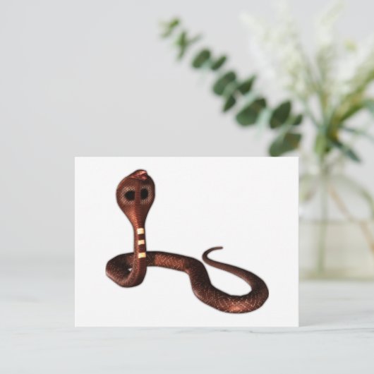 De Cobra, Doodslang Briefkaart (Staand voorkant)