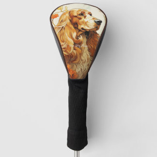 De Cocker Spaniël Hond 001 - Natalia Mucha Golfheadcover