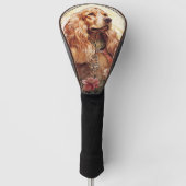 De Cocker Spaniël Hond 003 - Natalia Mucha Golfheadcover (Voorkant)