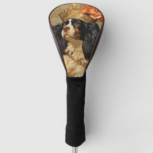 De Cocker Spaniël Hond 003 - Odessa Leyendecker Golfheadcover (Voorkant)