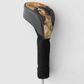 De Cocker Spaniël Hond 003 - Odessa Leyendecker Golfheadcover (Schuin)