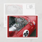 De cockpit briefkaart (Voorkant / Achterkant)