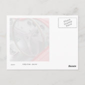 De cockpit briefkaart (Achterkant)