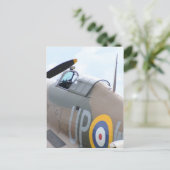 De Cockpit van de Orkaan van de venter Briefkaart (Staand voorkant)